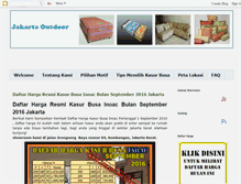 Tablet Screenshot of jakartaoutdoor.com